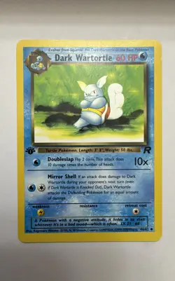 1st Edition Dark Wartortle 46/82 Team Rocket Regular - Image 1