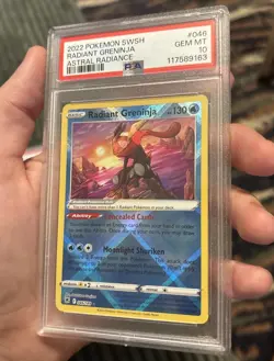 2022 Pokemon SWSH Astral Radiance Radiant Greninja #046/189 PSA 10 - Image 1
