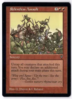 Relentless Assault VIS 91 Magic: The Gathering R NM - Image 1