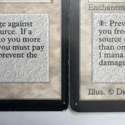 x2 Circle of Protection Blue MTG - Limited Edition Beta MP Vintage 1993 - Image 4