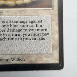 x2 Circle of Protection Blue MTG - Limited Edition Beta MP Vintage 1993 - Image 5