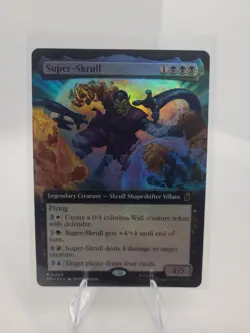 Super-Skrull (Extended Art) FOIL MTG R Marvel Super Heroes #0409 NM - Image 1