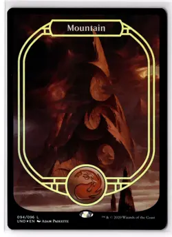 Mountain (Full Art) 94 Unsanctioned Foil NM - Image 1