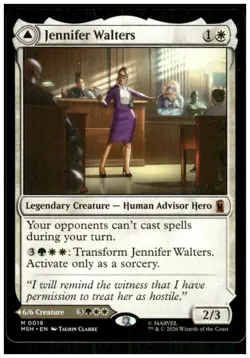 Jennifer Walters 18 Mythic Marvel Super Heroes Magic: The Gathering Near Mint - Image 1