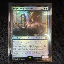Edgar, King of Figaro Final Fantasy FIN 0051 Magic MTG NM - Image 3