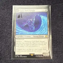 Cecil, Dark Knight Final Fantasy Regular FIN 0091 Magic MTG NM - Image 3