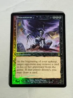 MTG FOIL Gravestorm Odyssey Magic the Gathering - Image 1