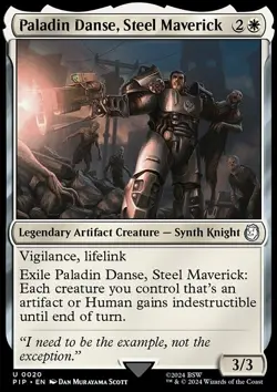 Paladin Danse, Steel Maverick - Non-Foil - Fallout - 20 | MTG Card - Image 3