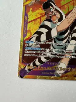 One Piece CCG Mr. 2 Bon Kurei Bentham EB01-061 SEC Alternate Art Near Mint - Image 4