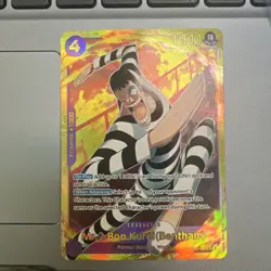 Bandai One Piece CCG Mr.2 Bon Kurei (Bentham) EB01-061 SEC Foil +1000 - Image 1