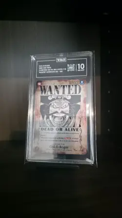 2025 ONE PIECE OP13-CARRYING ON HIS WILL WANTED ALT ART #118 GOL D. ROGER -TAG1O - Image 3
