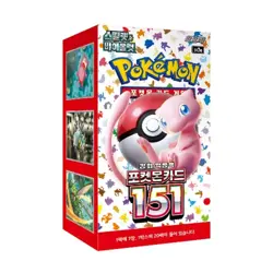 Pokemon TCG - 151 Booster Box - sv2a - Korean - New Sealed - Image 1