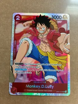 Monkey.D.Luffy OP01-024 Romance Dawn SR Foil EN Bandai One Piece CCG 18 - Image 1