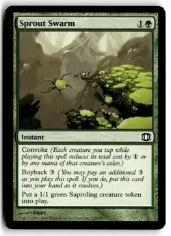 Sprout Swarm Moderately Played 138 Future Sight Magic: The Gathering - Image 1