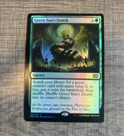Wizards of the Coast MTG Green Sun's Zenith 2022 Foil Rare 150/331 - Image 1
