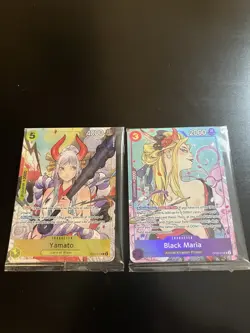 One Piece Cards - Yamato and Black Maria ST13-016/OP08-74 Promos Sealed NM - Image 1