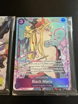 One Piece Cards - Yamato and Black Maria ST13-016/OP08-74 Promos Sealed NM - Image 3