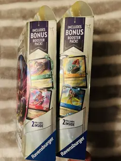 Disney Lorcana Fabled Starter Deck X2 Emerald & Ruby And Amber And Sapphire. New - Image 2