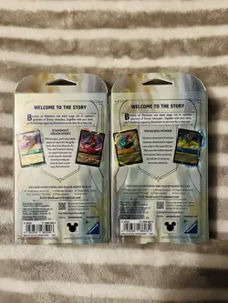 Disney Lorcana Fabled Starter Deck X2 Emerald & Ruby And Amber And Sapphire. New - Image 3