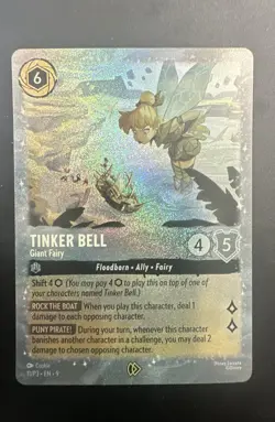 Tinker Bell - Giant Fairy 11 Disney Lorcana Promo Cards Holo - Image 1