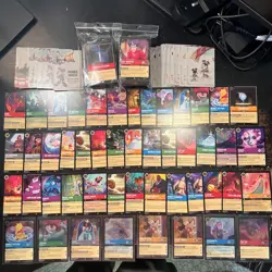 HUGE DISNEY LORCANA CCG TCG CARD LOT With Foil Rare Ultra Cards + C/UC Art Cards - Image 1