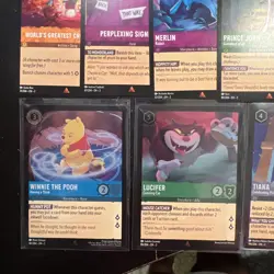 HUGE DISNEY LORCANA CCG TCG CARD LOT With Foil Rare Ultra Cards + C/UC Art Cards - Image 2