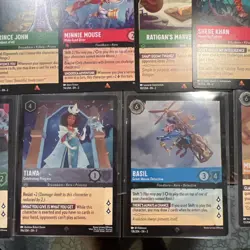 HUGE DISNEY LORCANA CCG TCG CARD LOT With Foil Rare Ultra Cards + C/UC Art Cards - Image 3