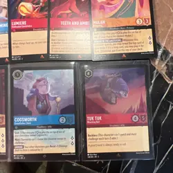 HUGE DISNEY LORCANA CCG TCG CARD LOT With Foil Rare Ultra Cards + C/UC Art Cards - Image 5