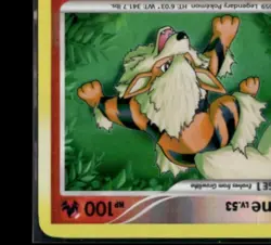 2009 Pokemon Platinum Rising Rivals Arcanine Reverse Holo #1/111 - Image 4