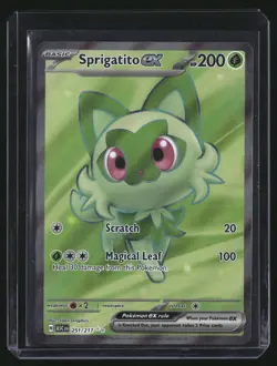 SPRIGATITO EX 251/217 ULTRA RARE ASCENDED HEROES POKEMON HOLO NEAR MINT - Image 1