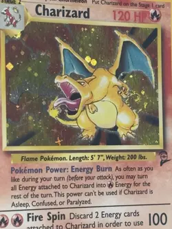 Charizard 004/130 Base Set 2 Holo Pokemon Single (Swirl) - Image 1