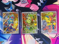 Pokemon TCG: Set of 3 First Partner Illustration Collection Series 2 Super Clean - Image 1