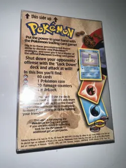 Pokemon Fossil Lockdown Theme Deck 1999 Wizards of the Coast, New Sealed 742818060776 - Image 2