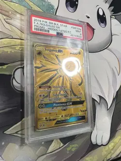 2019 Pokemon Solgaleo GX SM104a Hidden Fates Promo PSA 9 Mint - Image 2