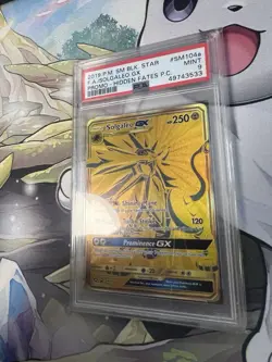 2019 Pokemon Solgaleo GX SM104a Hidden Fates Promo PSA 9 Mint - Image 3