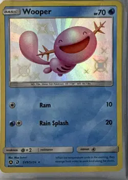 WOOPER SV9/SV94 SHINY RARE HIDDEN FATES SHINY VAULT POKEMON NM/M - Image 1
