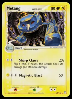 Metang 49/113 Uncommon Delta Species Pokemon Lightly Played - Image 1