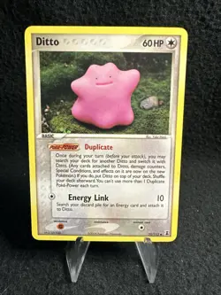 Ditto 35/113 LP-Vintage Pokemon Card- EX Delta Species (M) - Image 1