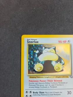 Snorlax Holo 11/64 Jungle Unlimited LP/MP Pokemon WOTC Vintage - Image 5