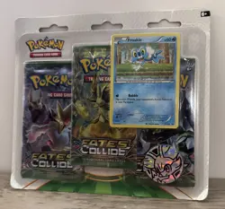 Pokemon TCG: XY Fates Collide Expansion 3 Pack - Coin and Froakie Promo New (A) - Image 1