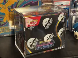 Pokemon TCG Phantasmal Flames Booster Box New Sealed With Acrylic Case CLEAN! - Image 1