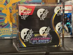 Pokemon TCG Phantasmal Flames Booster Box New Sealed With Acrylic Case CLEAN! - Image 2