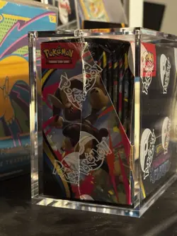 Pokemon TCG Phantasmal Flames Booster Box New Sealed With Acrylic Case CLEAN! - Image 3