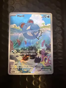 Pokemon TCG Marill Paldea Evolved Holo Card 204/193 Illustration Rare - Image 1