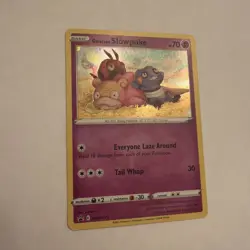 Pokemon Galarian Slowpoke SWSH126 Promo Holo English Very Good GUC RARE 2021 - Image 1