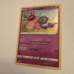 Pokemon Galarian Slowpoke SWSH126 Promo Holo English Very Good GUC RARE 2021 - Image 4