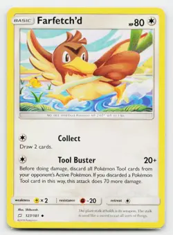 Farfetch'd Uncommon SM - Team Up 127/181 Pokemon TCG - Image 1