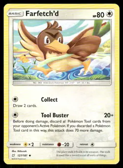 POKEMON FARFETCH'D TEAM UP 127/181 UC NM/M - Image 1