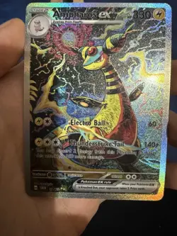 Dark Ampharos Pokemon Card DISPLAY ART CARD - Image 2