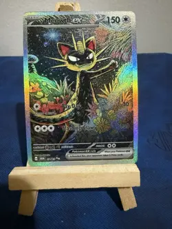Dark Meowth Pokemon Card DISPLAY ART CARD - Image 1
